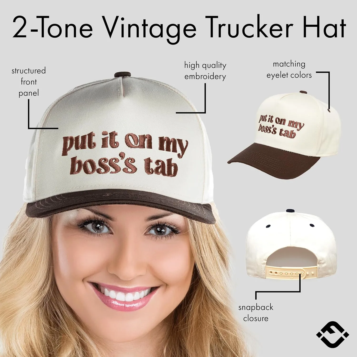 Funky Junque Canvas Snapback Trucker Hat - Father's Day, Funny Mom Hat, Baseball Cap for Mom & Dad