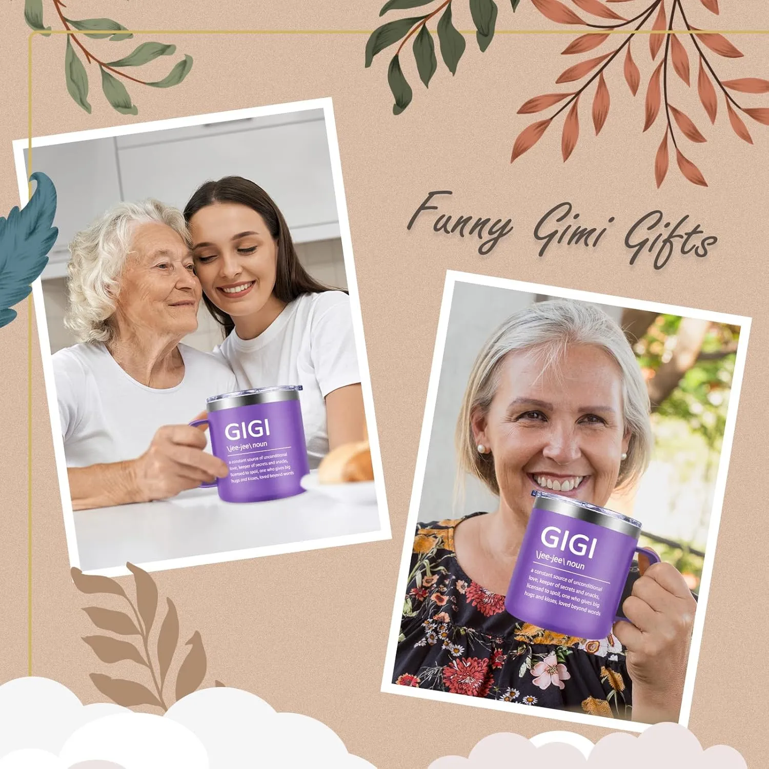 Gigi Gifts for Grandma - Gigi Mothers Day Gifts - Birthday, Christmas Gift for Gi Gi - Coffee Mug 14 oz