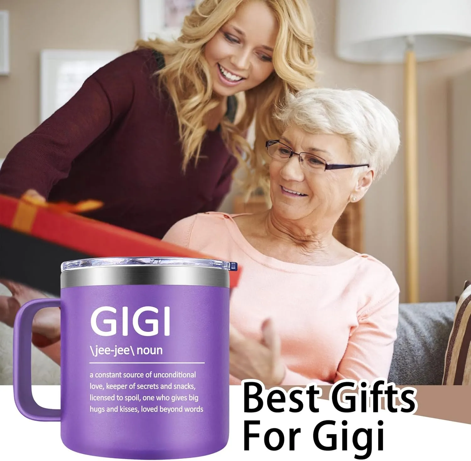 Gigi Gifts for Grandma - Gigi Mothers Day Gifts - Birthday, Christmas Gift for Gi Gi - Coffee Mug 14 oz