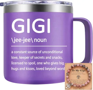 Gigi Gifts for Grandma - Gigi Mothers Day Gifts - Birthday, Christmas Gift for Gi Gi - Coffee Mug 14 oz