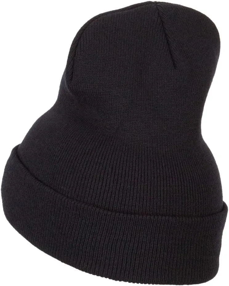 Golden Retriever Head Embroidered Long Knitted Beanie