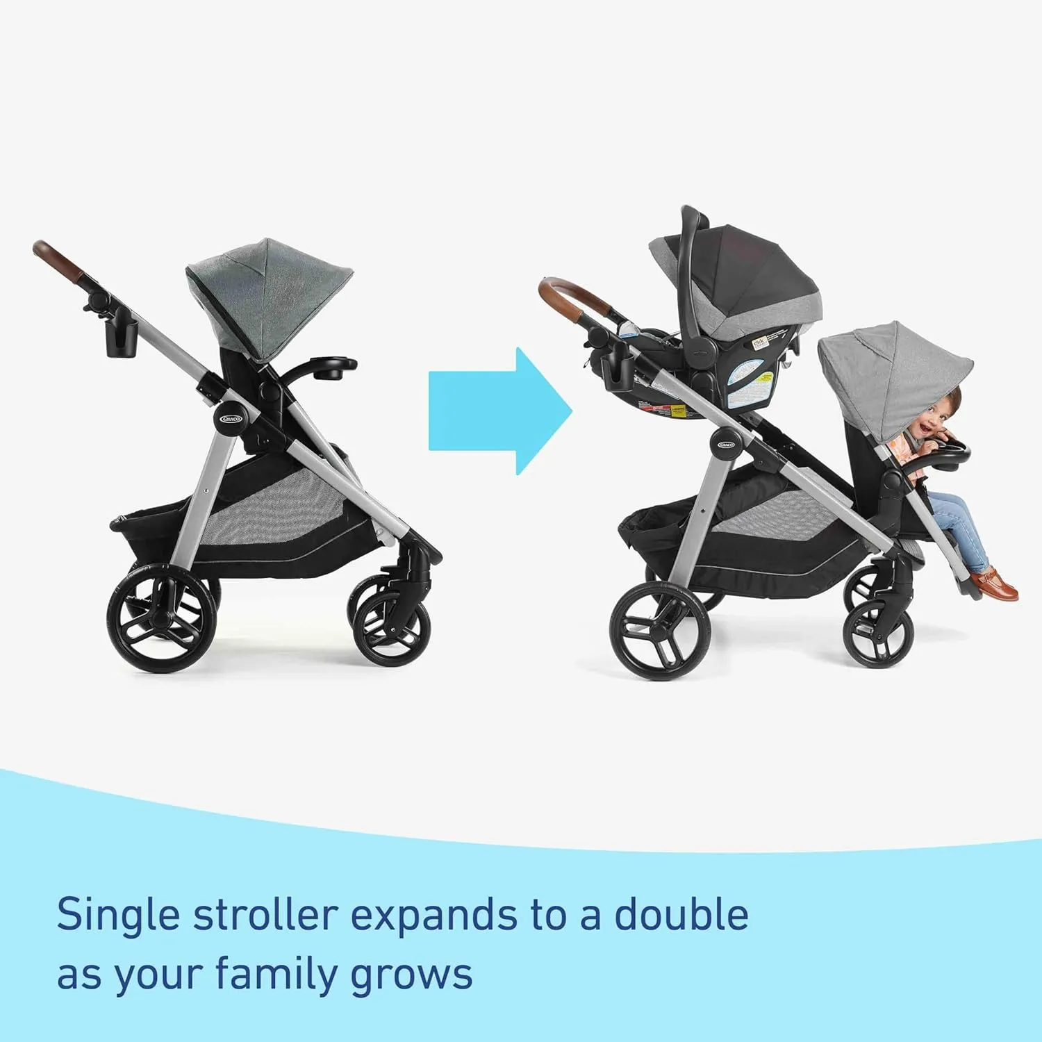 Graco Modes Nest2Grow DLX Travel System, Riordan