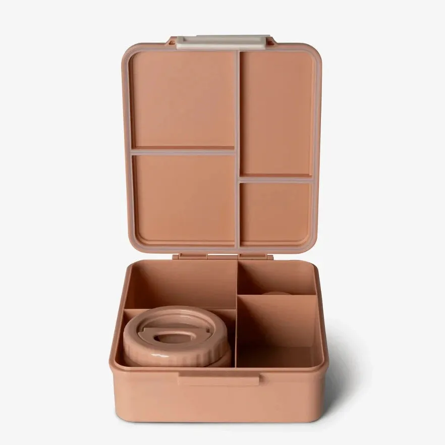 Grand Lunch Box - 4 Compartments - Unicorn Blush Pink   Food Jar