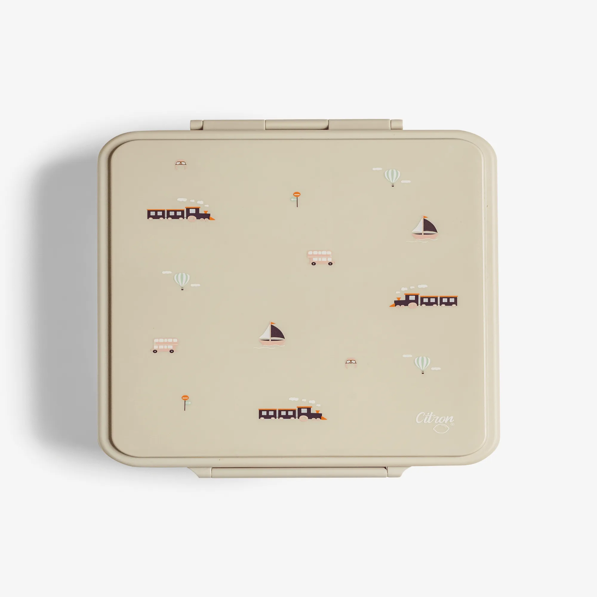Grand Lunch Box - 4 Compartments - Vehicles   Food Jar