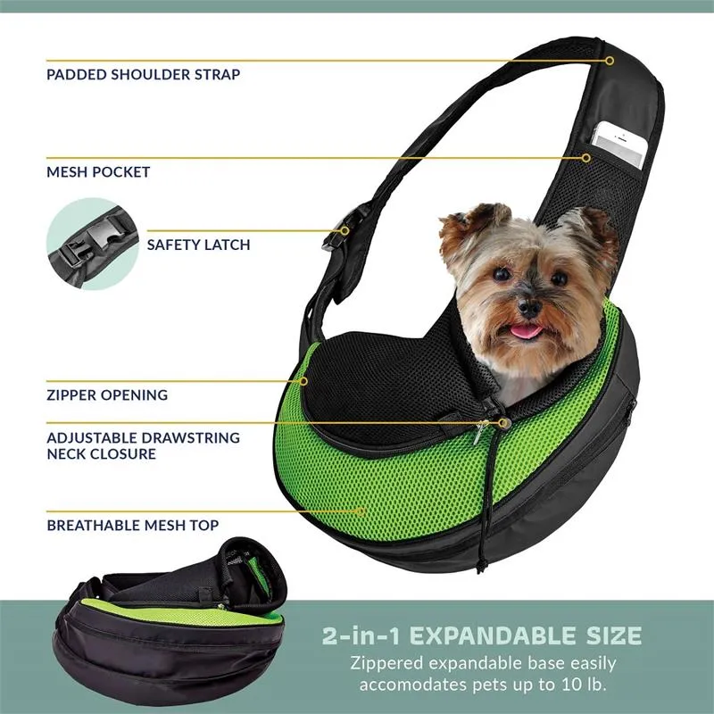 Green Snug Pet Carrier