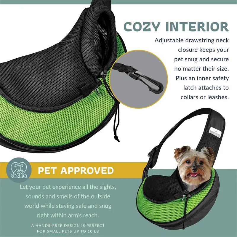 Green Snug Pet Carrier