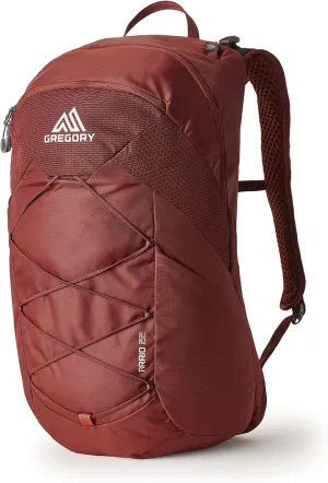 Gregory Arrio 22L Unisex Day Hiking Backpack with Ventilated Backpanel and Built-in Hydration Attachment (Reservoir Not Included), One Size Fits All, Brick Red