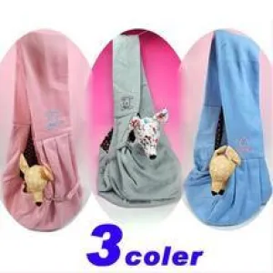 Hands-Free Reversible Small Dog Cat Sling Carrier Bag For Outdoor on Sale