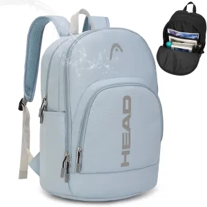 HEAD Waterproof Travel Backpack for Women & Men, Lightweight Laptop Backpack Computer Bag fits 15.6 Inch Notebook, Casual Daypack College Backpacks with 9 Pockets for Overnight/Sports Gym/Work/Fitness