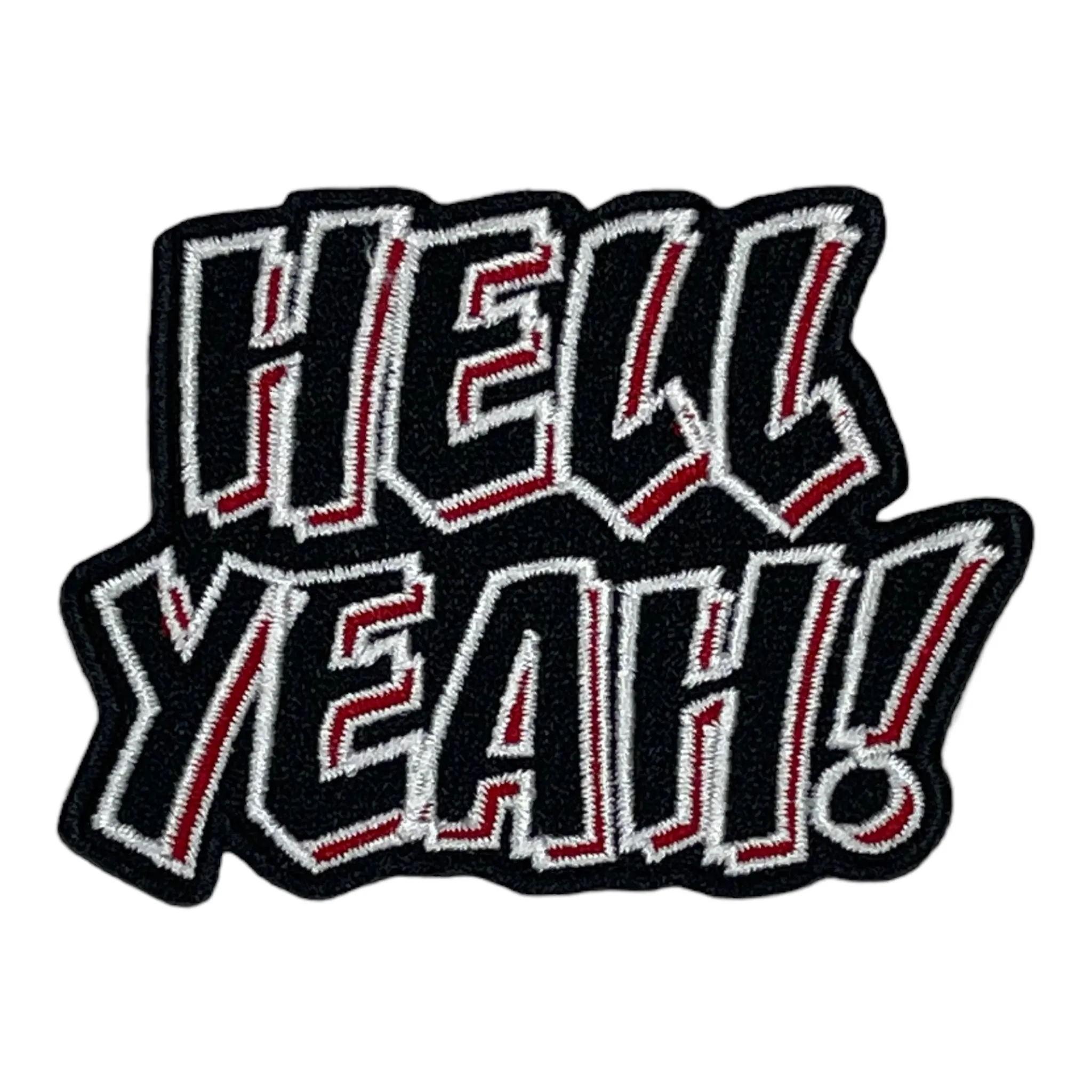 Hell Yeah Patch (3 Inch) Premium Iron-On Embroidered Patch