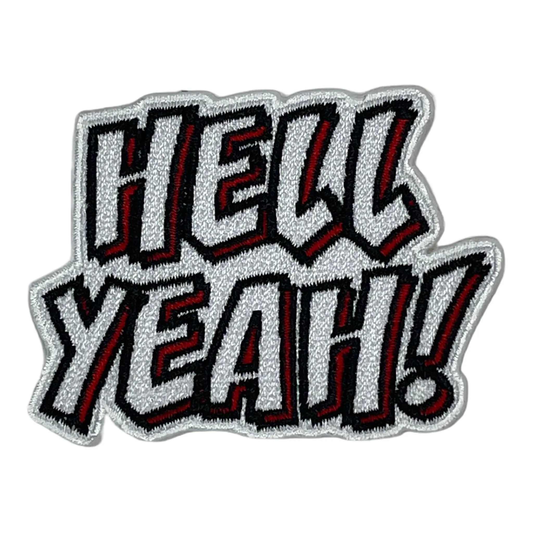 Hell Yeah Patch (3 Inch) Premium Iron-On Embroidered Patch