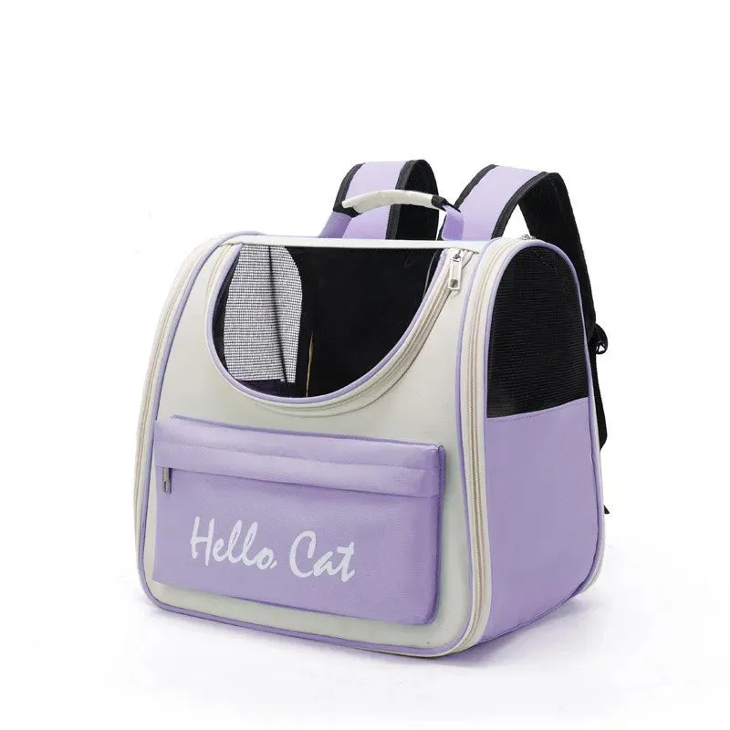 Hello Cat Pet Carrier Backpack