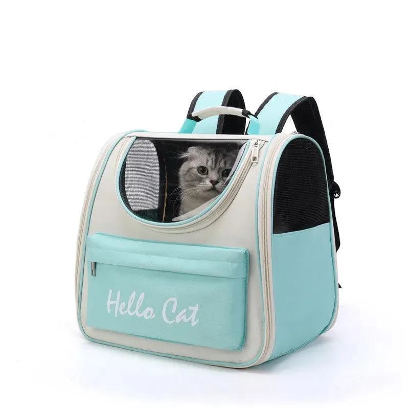 Hello Cat Pet Carrier Backpack