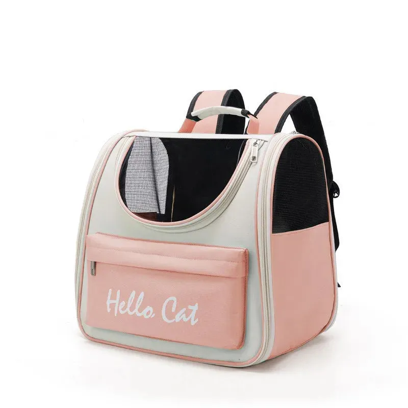 Hello Cat Pet Carrier Backpack