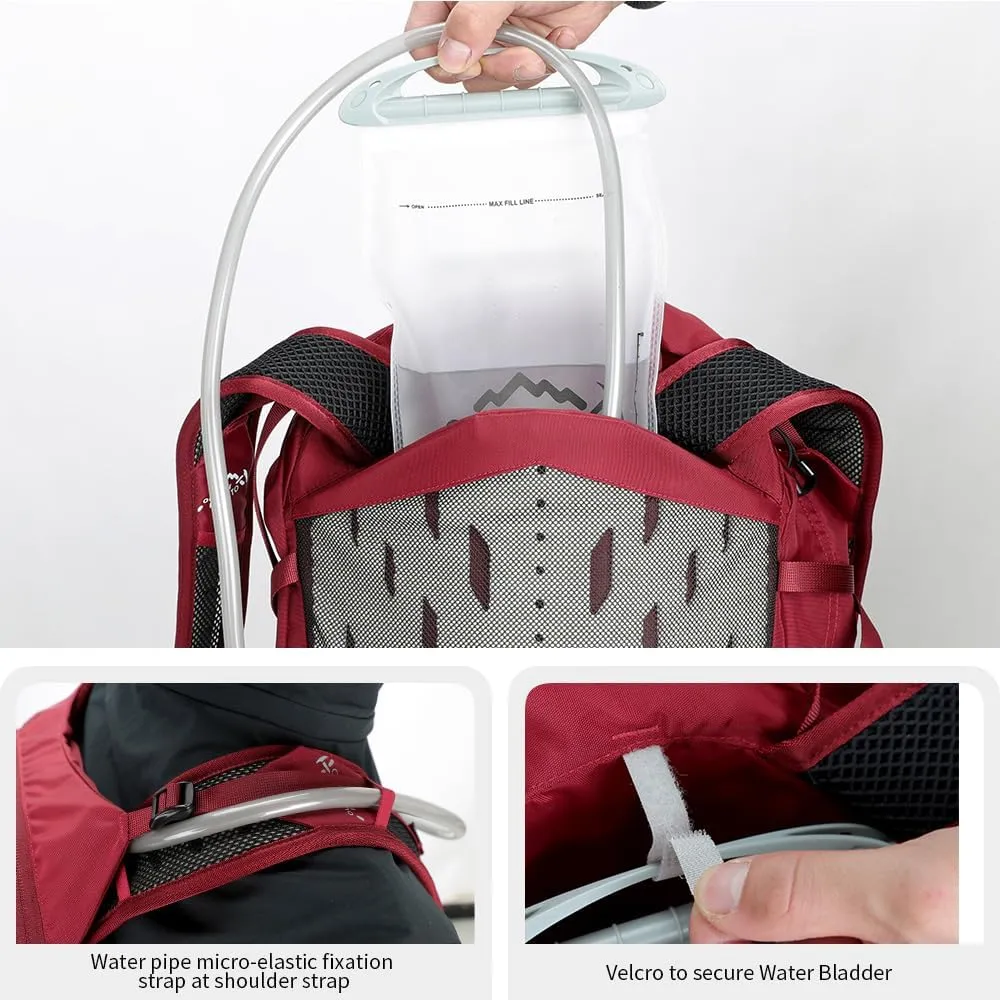 Hiking Hydration Backpack with 3l Water Bladder for Women and Men 25L Water Backpack for Hiking, Cycling, Climbing, Camping