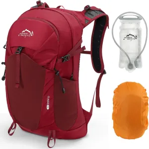 Hiking Hydration Backpack with 3l Water Bladder for Women and Men 25L Water Backpack for Hiking, Cycling, Climbing, Camping