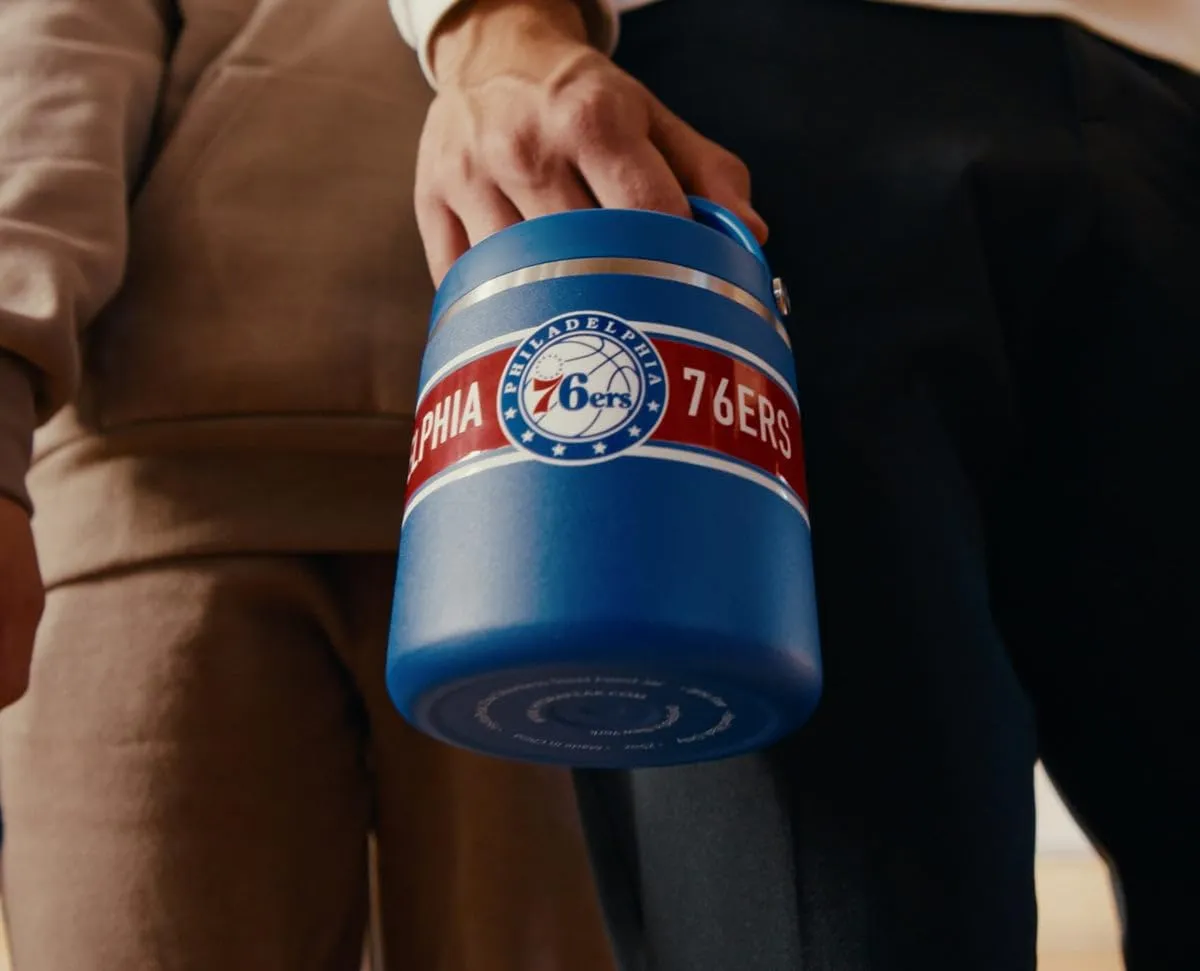 Hydrapeak x NBA Officially Licensed Los Angeles Lakers 25oz Stainless Steel Vacuum Insulated Thermos Food Jar with Handle, Wide Mouth Leak-Proof Soup Thermos for Adults, 10 Hours Hot and 16 Hours Cold