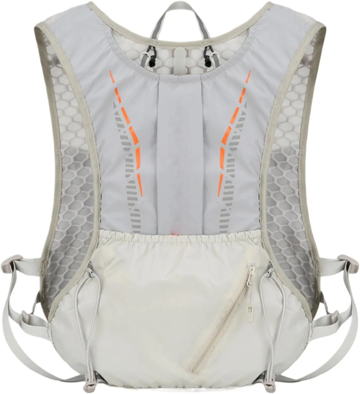 Hydration Backpack - Reflective Lightweight Pack,Lightweight Hydration Backpack with Ergonomic Shoulder Strap for Hiking Skiing Travel Outdoors
