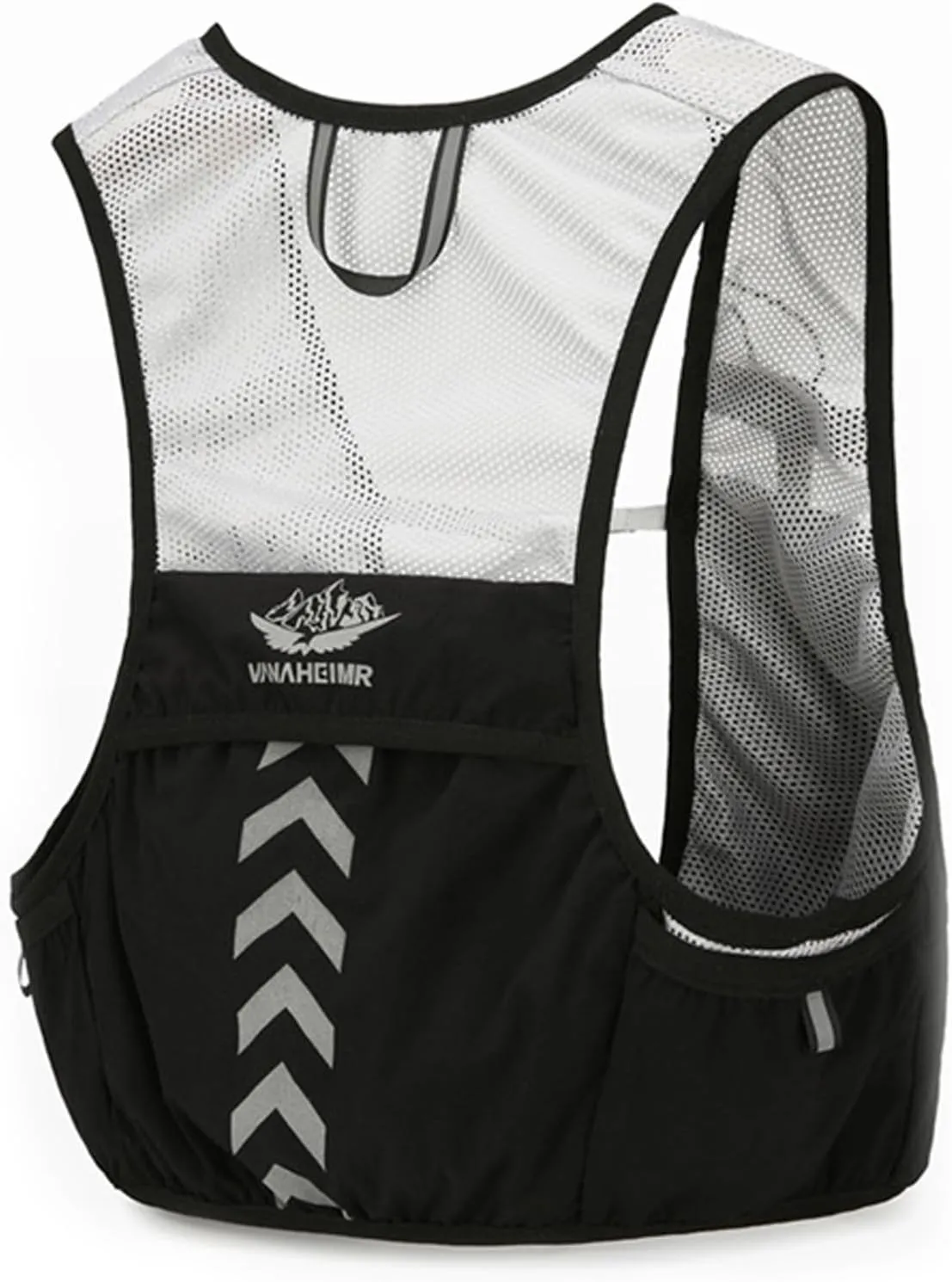 Hydration Backpack Running Vest, Lightweight Hydration Pack Reflective Water Backpack Breathable Hydro Water Daypack for Women & Men Trail Running Marathon Race Hiking Cycling