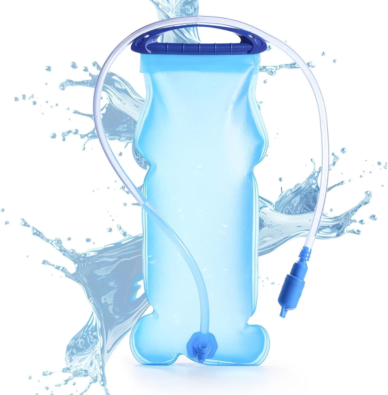 Hydration Bladder, BPA-Free 3L Water Bladder for Hiking, Leakproof Water Reservoir Storage Bag for Camping Cycling Running