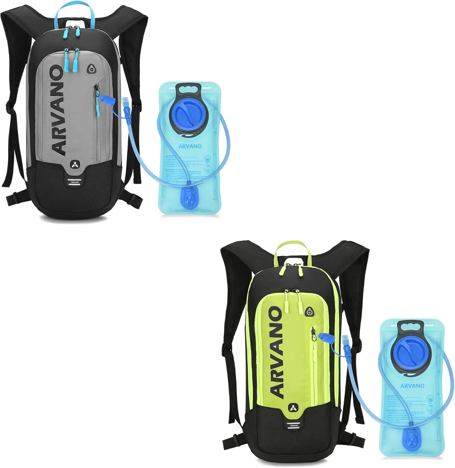 Hydration Pack Bike with 2l Water Bladder, Small Mountain Biking Backpack Lightweight Bicycle Daypack,6l Mini Rucksack for Cycling MTB Skiing Snowboarding,Day Hiking Bag Running Pouch Women Men