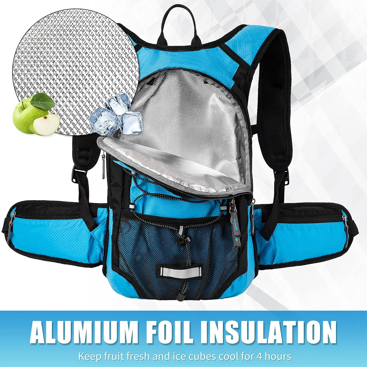 Hydration Pack Hiking Water Backpack - Miracol Insulated Water Bag with 2L Bladder