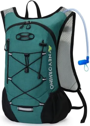 Hydration Pack - Lightweight Running Hydration Backpack For Men Women Hydration Backpack With Storage For Cycling, Hiking, Running, Climbing,Camping, Biking 2L Hydration Bladder Included(Green)