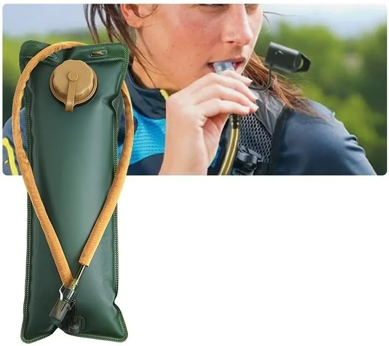Hydration Pack - Lightweight Running Hydration Backpack For Men Women Hydration Backpack With Storage For Cycling, Hiking, Running, Climbing,Camping, Biking 3L Hydration Bladder Included(AKM-001A Khak