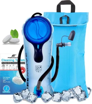 Hydration Pack with 2L or 3L Water Bladder & Cooler Bag > Keeps Drink Cool & Protects Bladders > Camelback Reservoir for Hydration Backpack, Tasteless & BPA Free, Quick Release Tube & Shutoff Valve