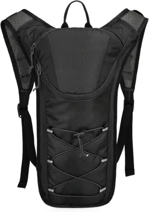 Hydration Running Backpack, Lightweight Water Bladder Vest for Outdoor Sports, Cycling, Hiking, Trail Running, Marathon (Blue)