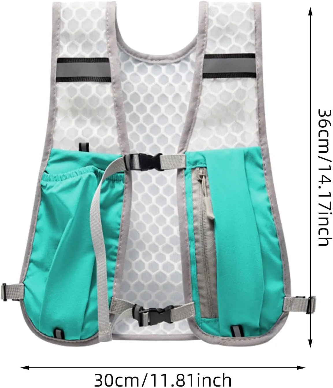 Hydration Vest Pack Sport Bag Adjustable Buckle Daypack Water Pack Running Backpack for Mountaineering Cycling Race Camping