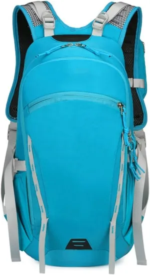 Hydration Vest,Running Hydration Pack,Holds 2L Water Bladder, Large Capacity Outdoor Water Bag Bag for Men and Women, Suitable for Camping, Fitness, Hiking(Black) (Blue )
