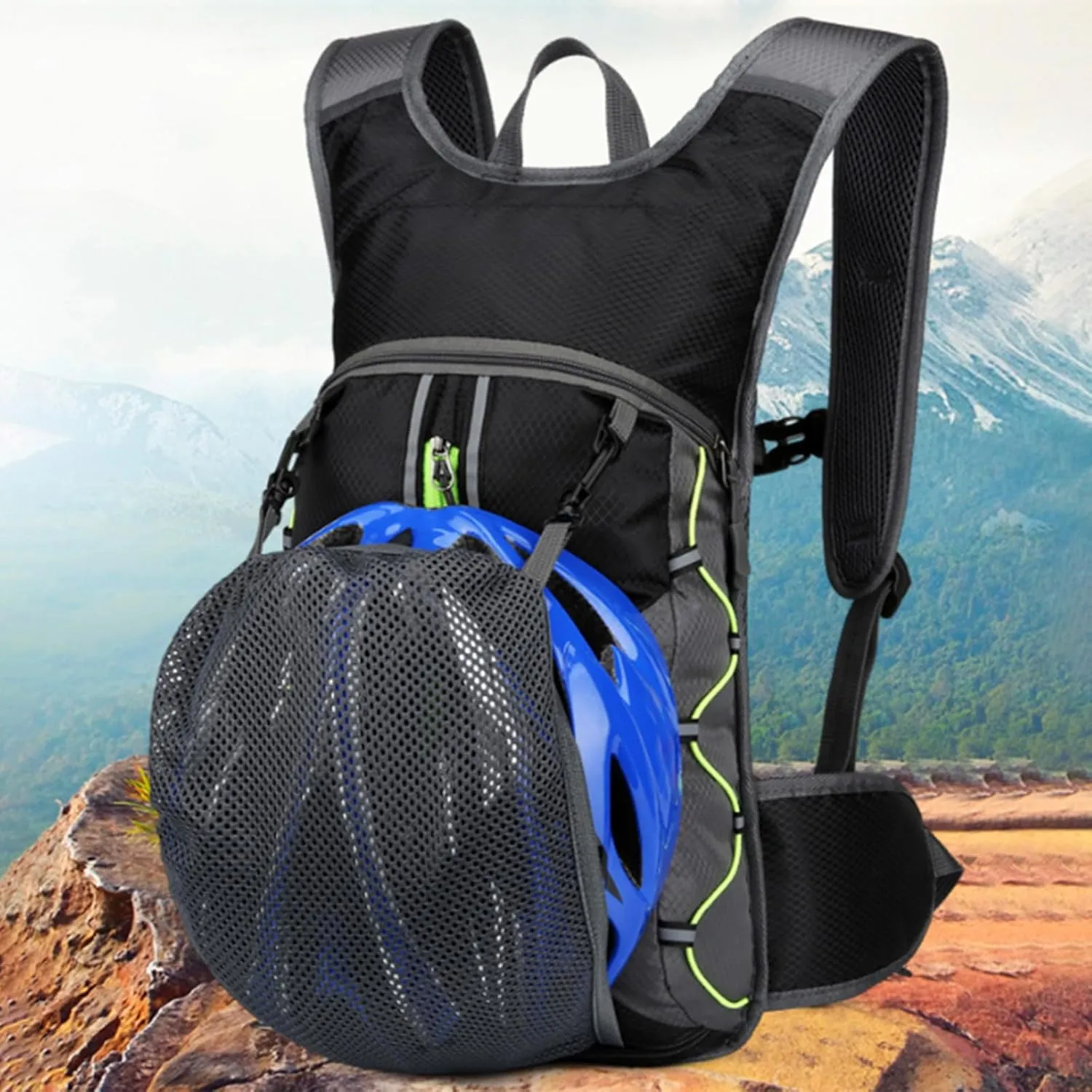 Hydrations Backpack Packable Hydrations Pack Water Backpack Water Bladder Bag for Running Cycling Camping Travel Daypack