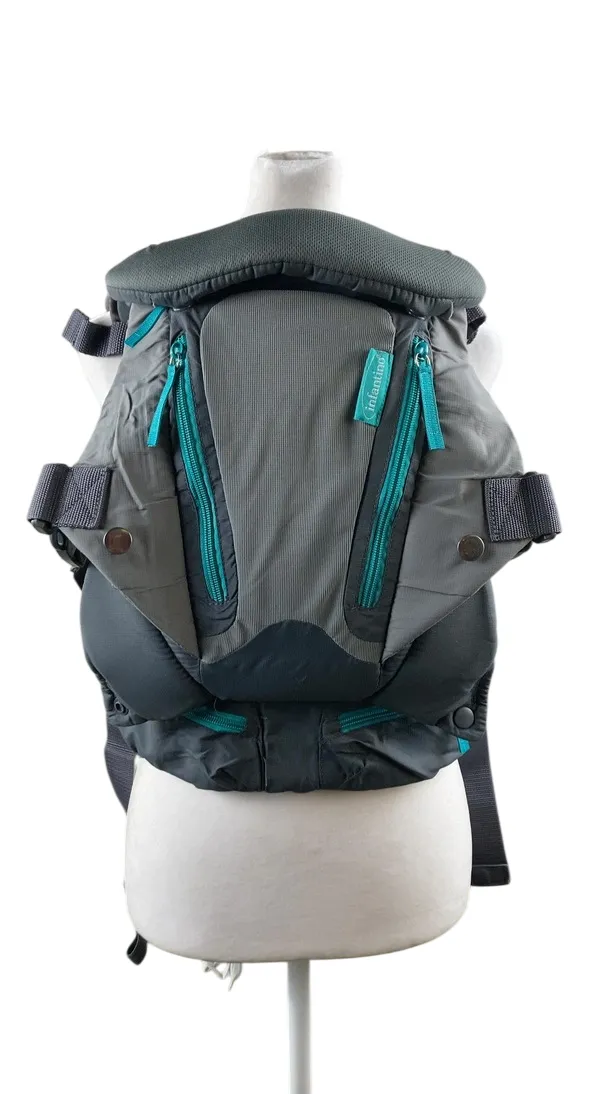 Infantino Carry On Multi Pocket Carrier, Grey
