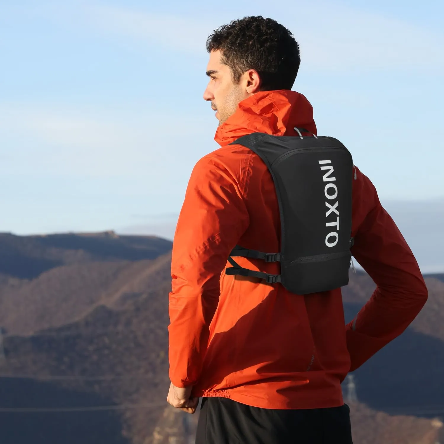 INOXTO Running Hydration Vest Backpack,Lightweight Pack with 1.6L Water Bladder Hydration Backpack Daypack for Hiking Trail Running Cycling Race Marathon for Women Men