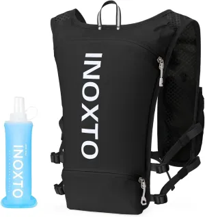 INOXTO Running Hydration Vest ,Lightweight Insulated Pack with 250ml Soft Flask Daypack for Hiking Trail Running Cycling Race Marathon for Women Men