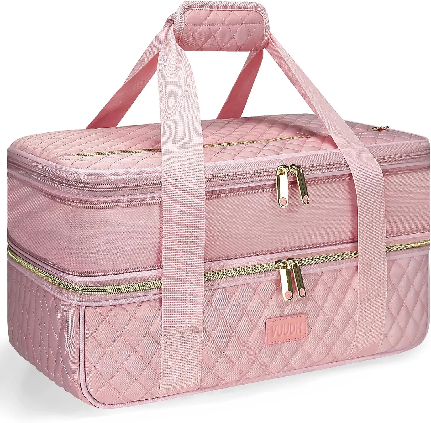 Insulated Casserole Carrier for Hot or Cold Food- Thermal Lasagna Lugger Tote for Potluck, Parties, Picnic, Beach and Cookouts, Fits 11 x 15 or 9 x 13 Baking Dishes