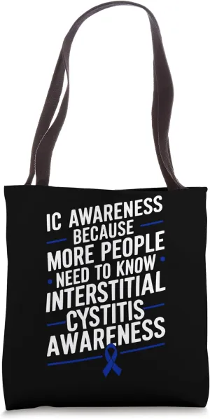 Interstitial Cystitis Awareness Bladder Pain Syndrome Tote Bag