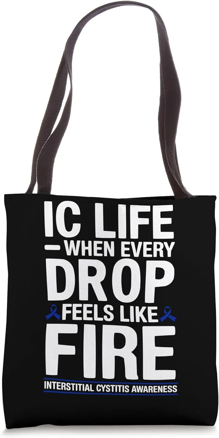 Interstitial Cystitis Awareness Bladder Pain Syndrome Tote Bag