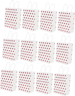 Ipetboom 12 Pack of Portable Bags Candy Accessory for Christmas Winter Party Holiday Celebrations Boys and Girls' Favor