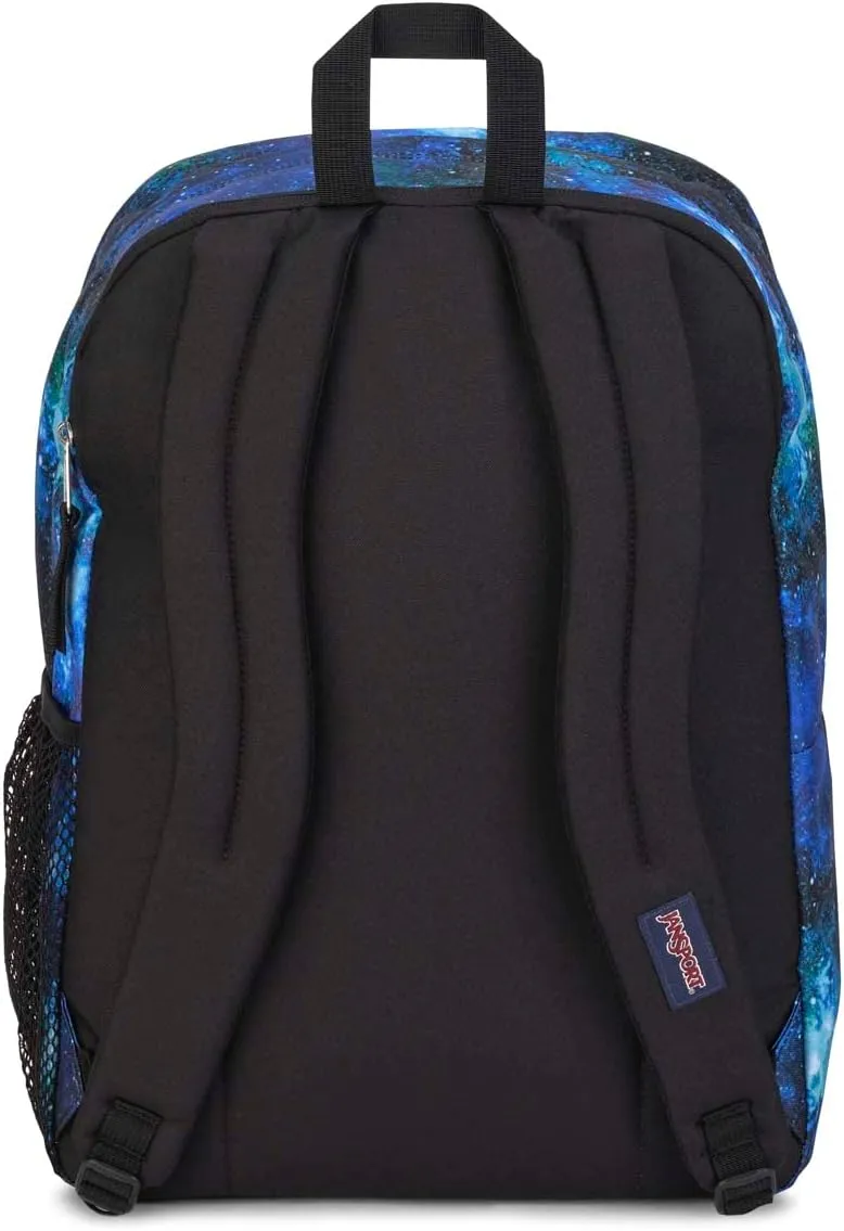 JanSport Laptop Backpack - Computer Bag with 2 Compartments, Ergonomic Shoulder Straps, 15” Laptop Sleeve, Haul Handle - Cyberspace Galaxy
