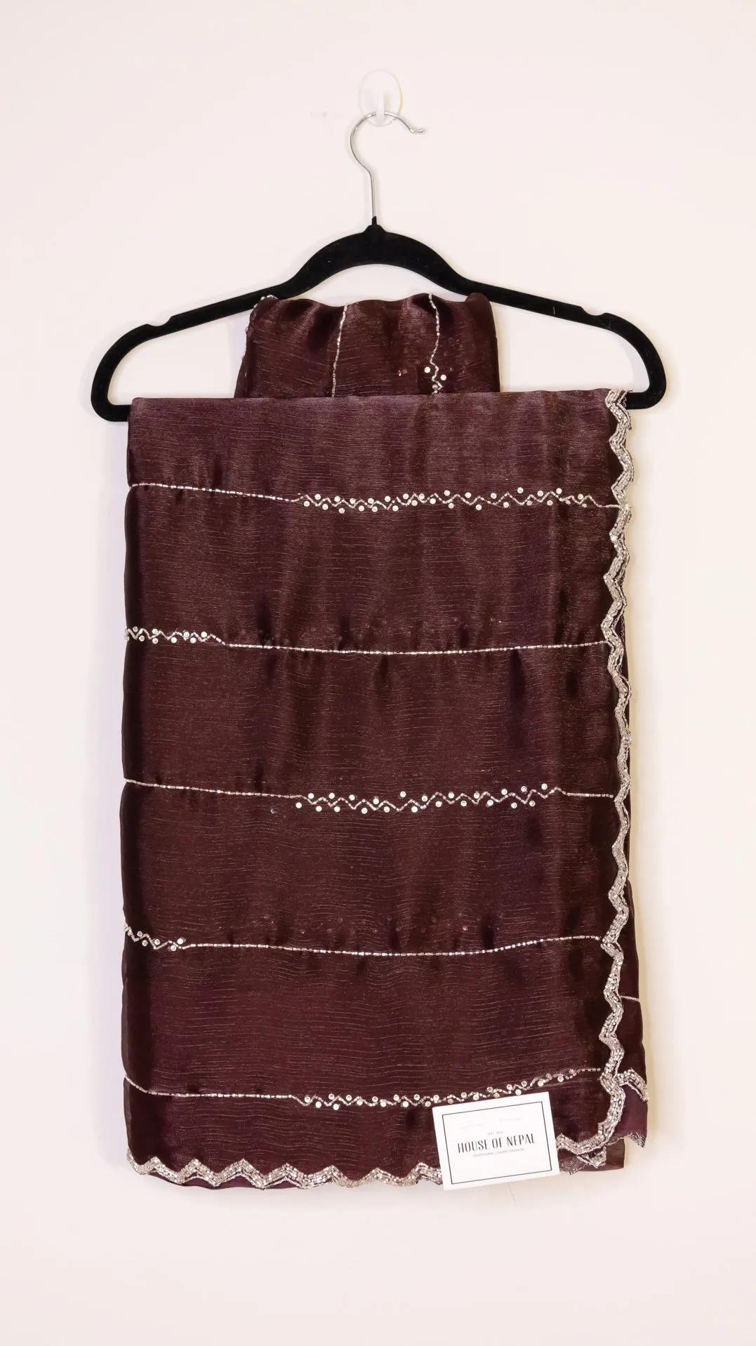 Jimmy Choo Hand Embroidered Saree