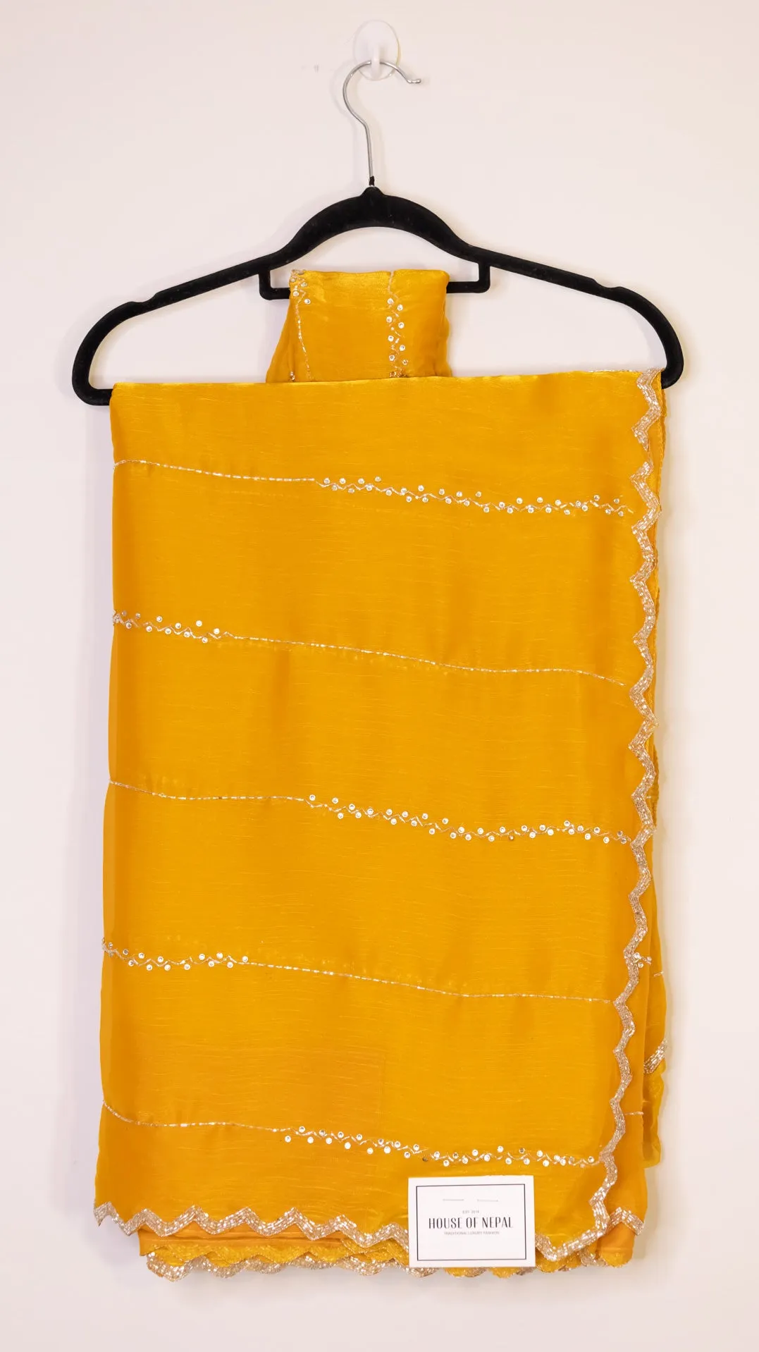 Jimmy Choo Hand Embroidered Saree
