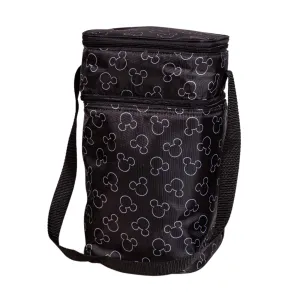 J.L Childress 6 Bottle Cooler, Insulated Breastmilk Cooler and Lunch Bag for Baby Food and Bottles, Leak-Proof and Heat-Sealed, Ice Pack Included