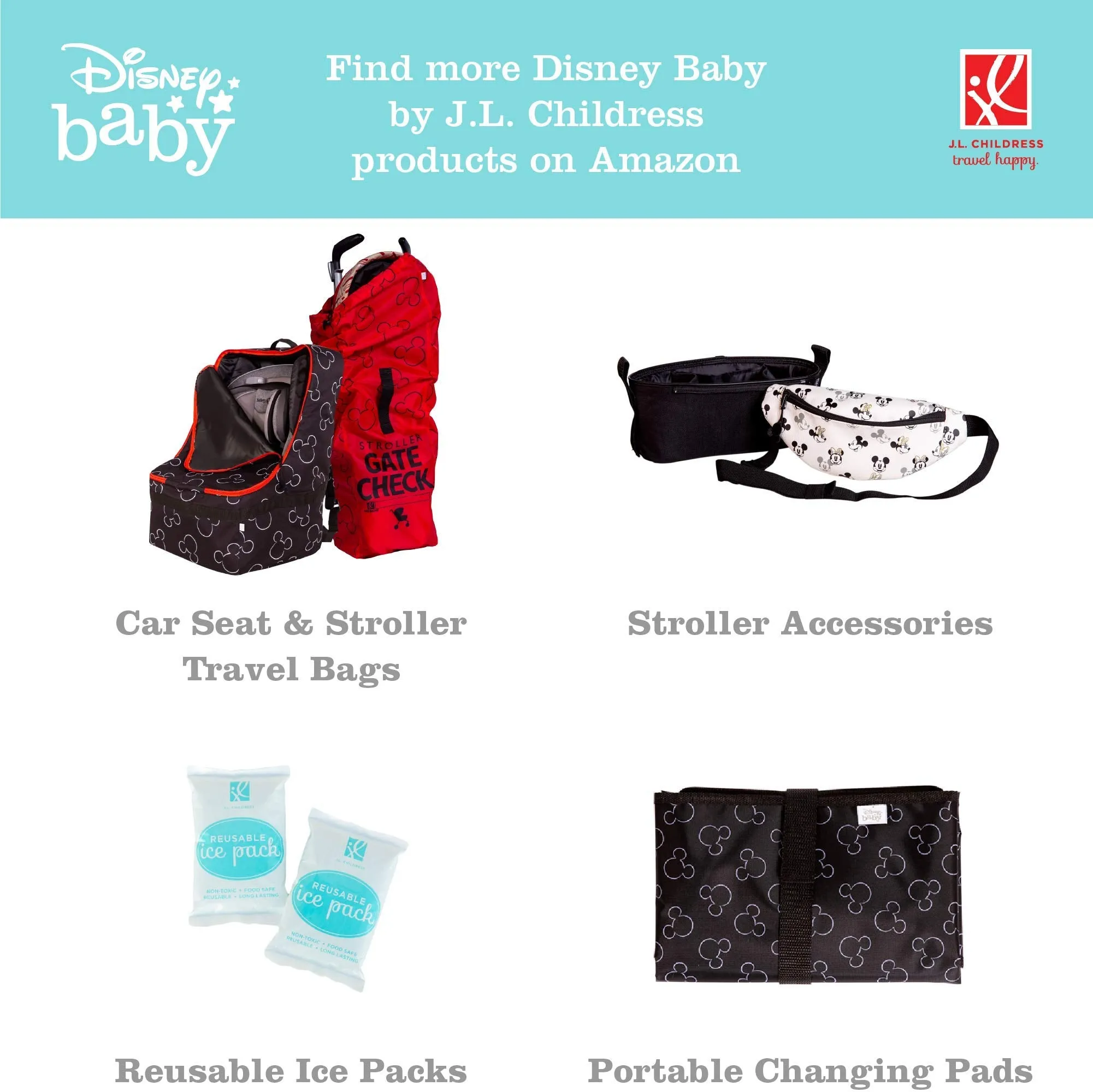 J.L Childress 6 Bottle Cooler, Insulated Breastmilk Cooler and Lunch Bag for Baby Food and Bottles, Leak-Proof and Heat-Sealed, Ice Pack Included