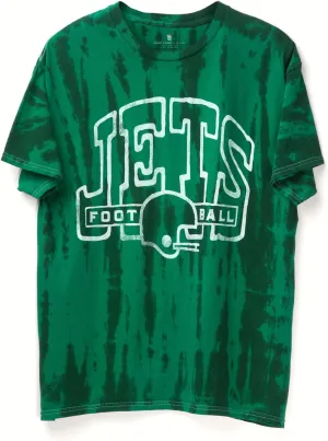 Junk Food Clothing New York Jets Tie Dye Short Sleeve Tee