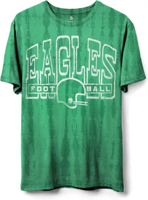 Junk Food Clothing Philadelphia Eagles Tie Dye Short Sleeve Tee