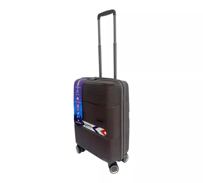 Justpack Pl106-  PP unbreakable 8 wheels Cabin Luggage - Pink