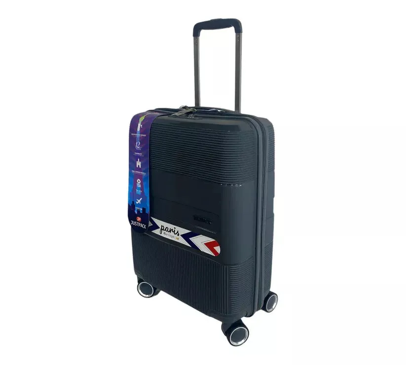 Justpack Pl106-  PP unbreakable 8 wheels Cabin Luggage - Pink