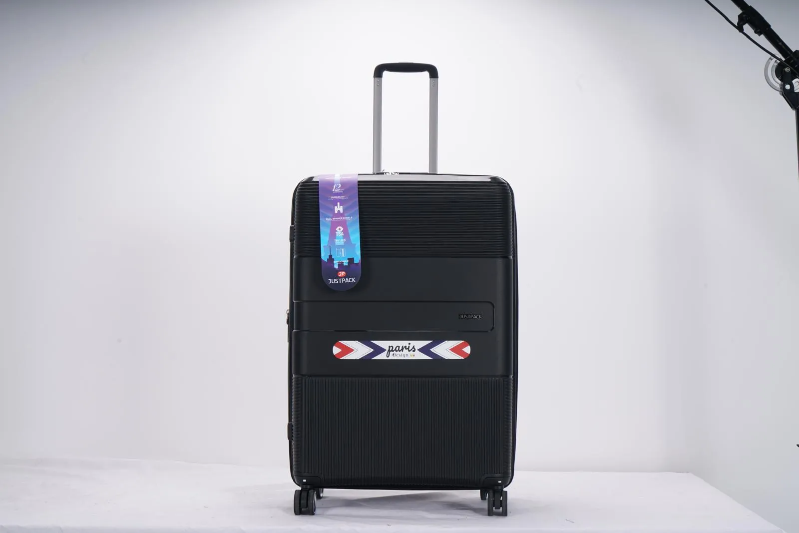 Justpack Pl106-  PP unbreakable 8 wheels Cabin Luggage - Pink
